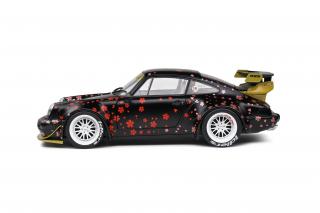 Porsche RWB schwarz AOKI Version 2021 Solido 1:18 Metallmodell